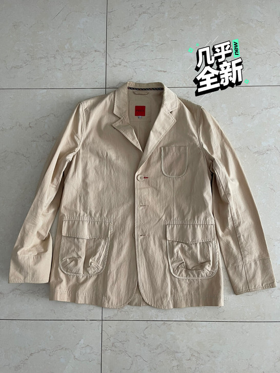 PEZZ 男士休闲西服 米黄色XL码 18...