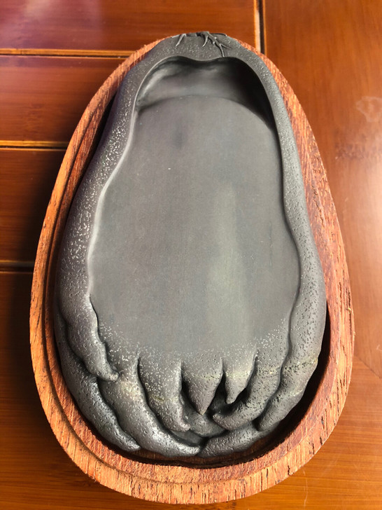 端砚第二大名坑麻子坑，蕉叶白、天青、青花，...