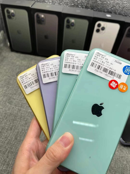 苹果iPhone11绿色99新 128苹果...