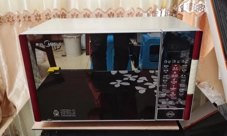 美的微波炉家用多功能二手蒸烤箱一体机不锈钢...