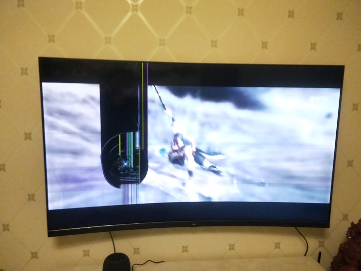 TCL65寸曲屏,原价5000元,屏打碎了...