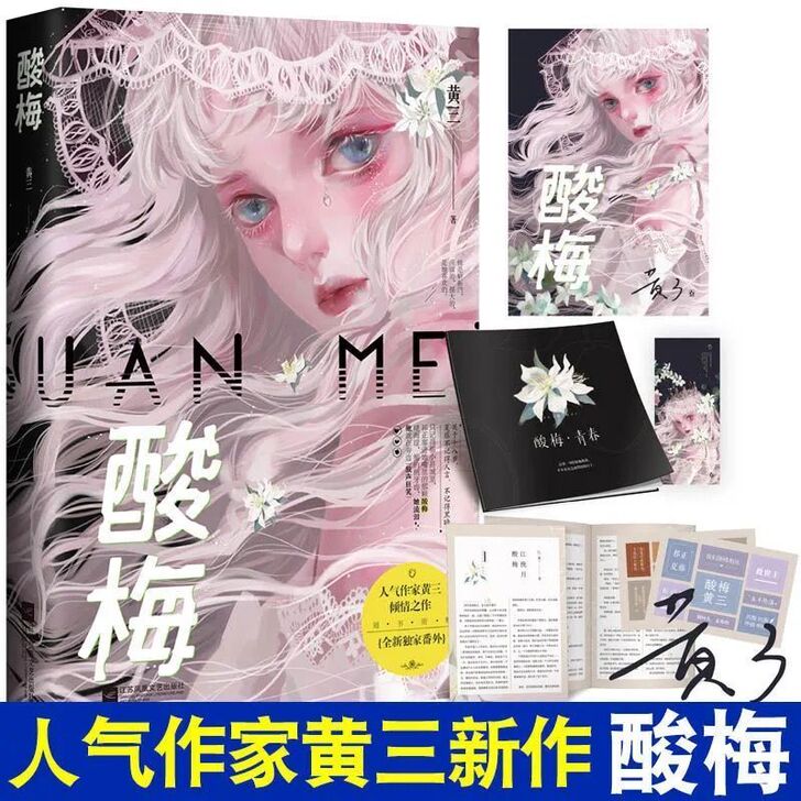 全新 现货！！！酸梅小说黄三著正版赠品全赠...