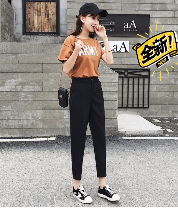 黑色西装裤女