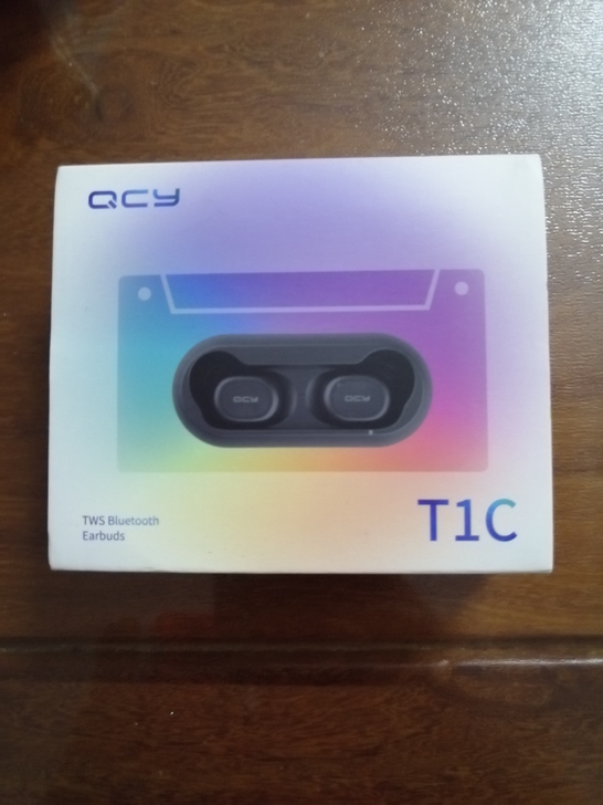 已拆封QCY T1C入耳式无线蓝牙耳机黑色