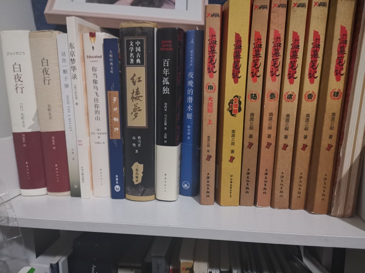 搬家太重了 盗墓笔记全册共九本 只有一本有...