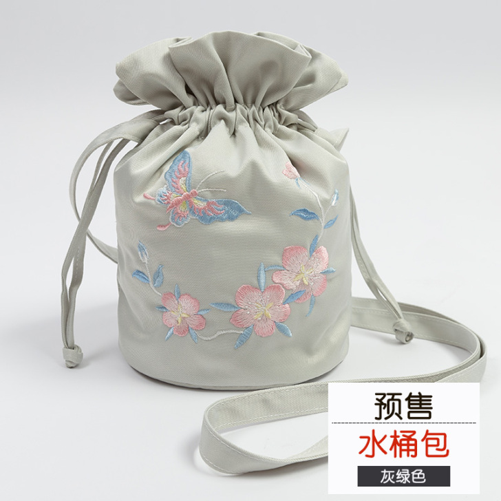 重回汉唐汉服周边水桶包香引日常中国风时尚休...