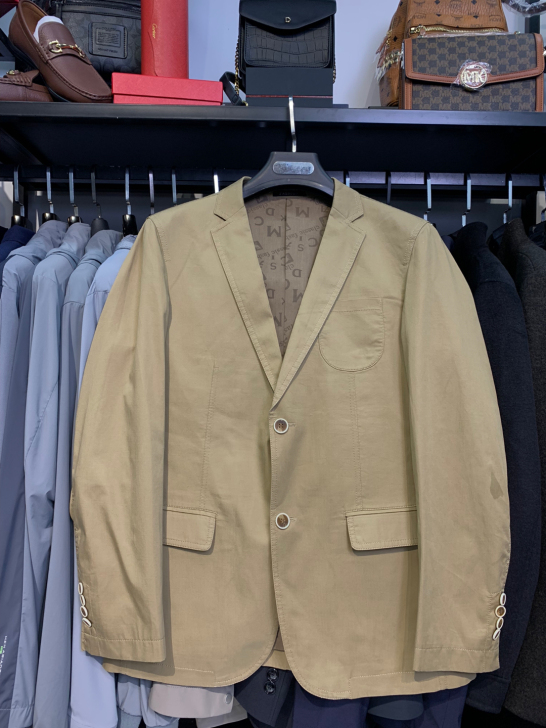 断码清 金鲨鱼样衣男士单西春秋抗皱格子西服