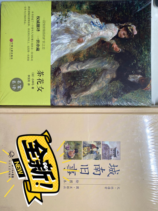 名书 茶花女和城南旧事 全新未拆封 原价一...