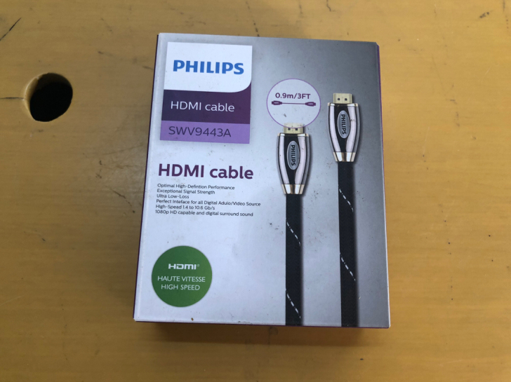 飞利浦hdmi线 HDMI 高清线 0.9米