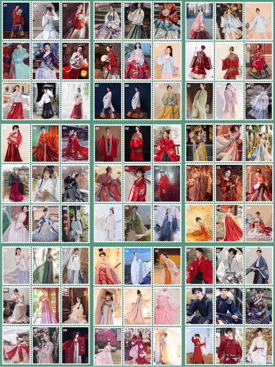 正版汉服出租  十三余 汉尚华莲 兰若庭 ...