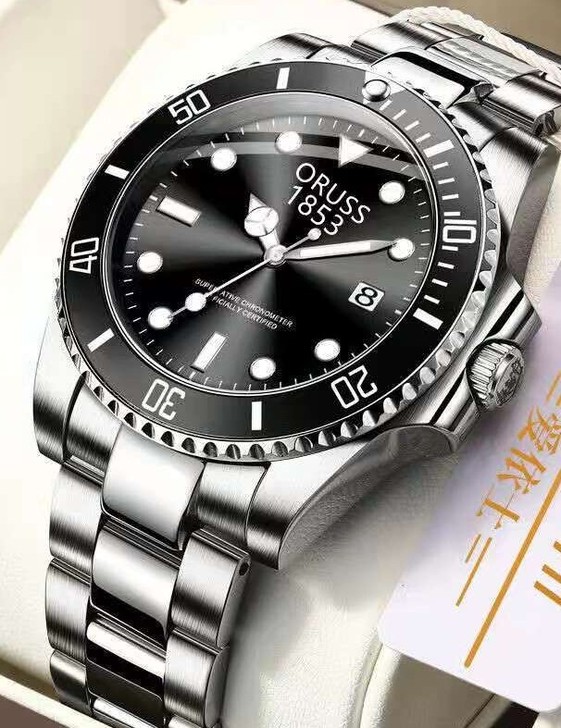 全自动机芯机械动能表夜光日历手表男士高档大...