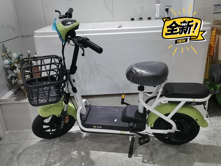 绿源全新电动车，在居然之家买家具抽奖抽的，...