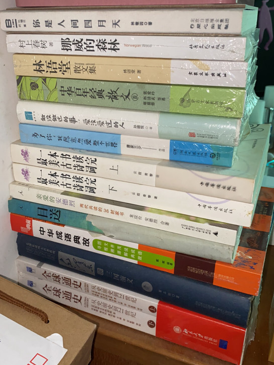 出闲置书你是人间四月天挪威的森林林语堂散文...