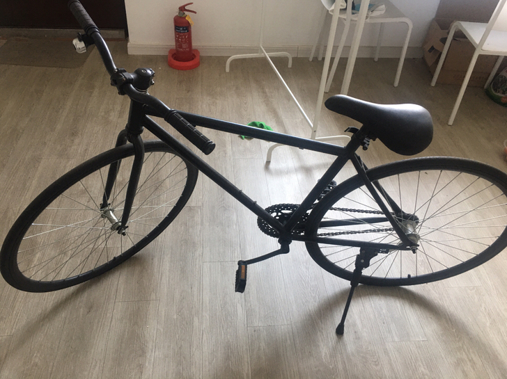死飞自行车 自提,买了没咋用过