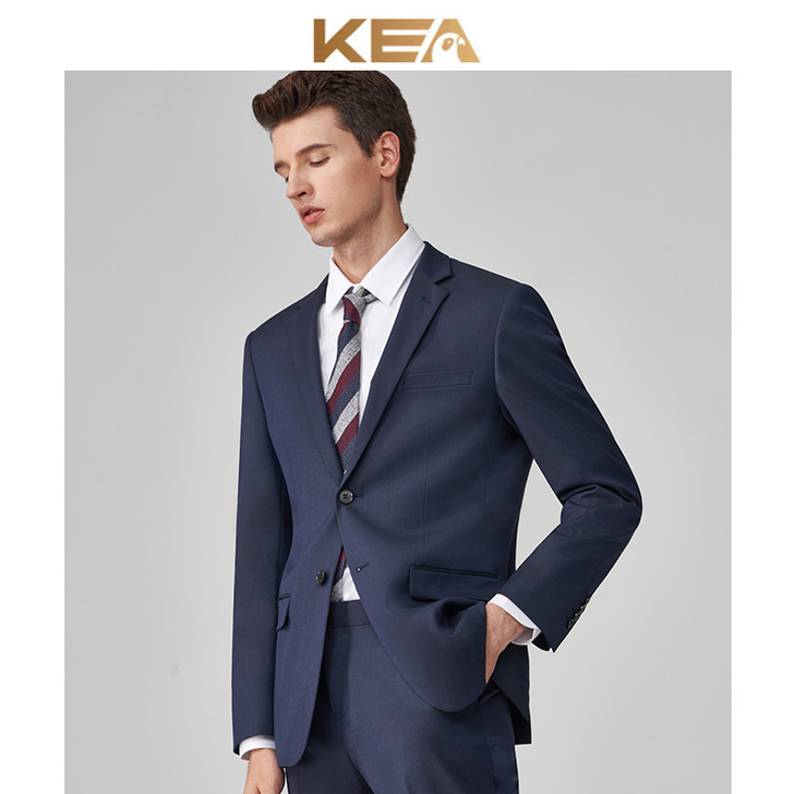 商务休闲正装西服套装男韩版职业装修身黑色小...
