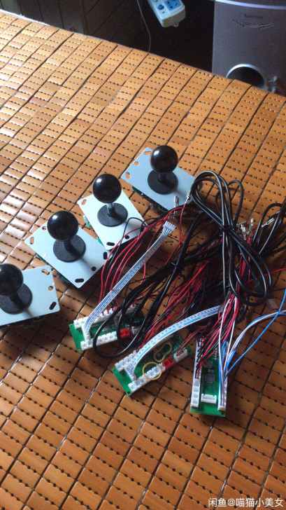 格斗摇杆、按键、摇杆芯片 以前自己DY摇杆...