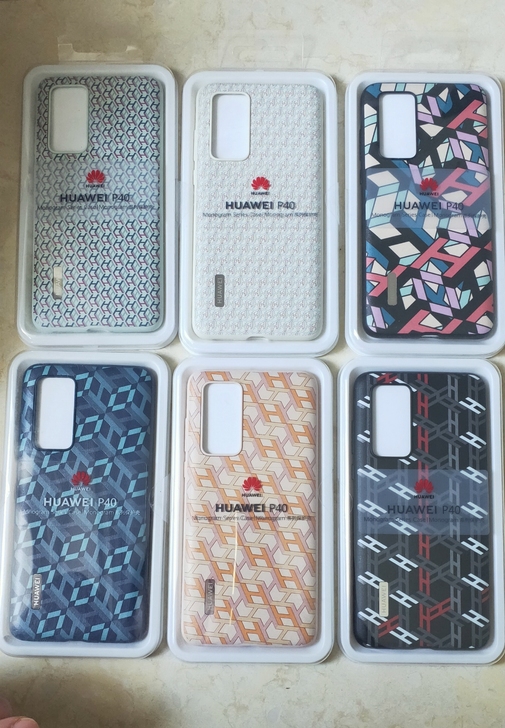 华为p40原装monogram手机壳花色保...