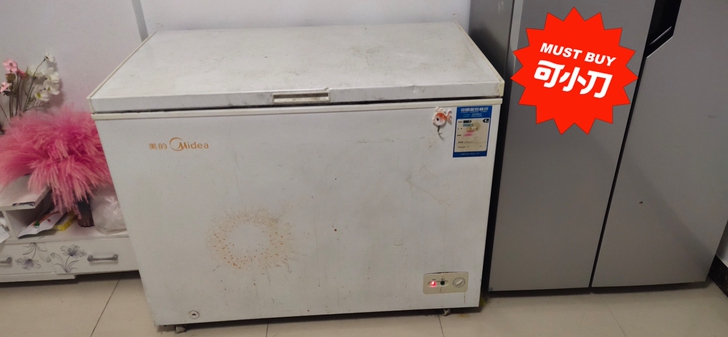 炸串不做了,闲置二手冰柜出手,制冷效果很好...