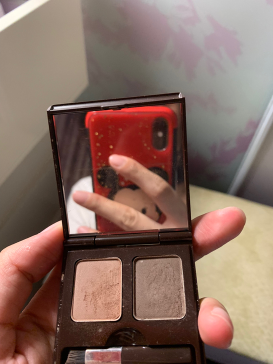 skin food眉粉 用量如图