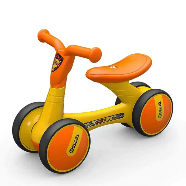 学步车正品乐的儿童平衡车乐的小黄鸭平衡车儿...