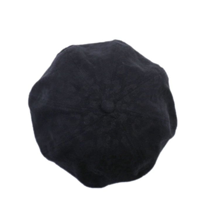 ziyi贝雷帽女春夏韩版复古时尚圆脸全棉百...