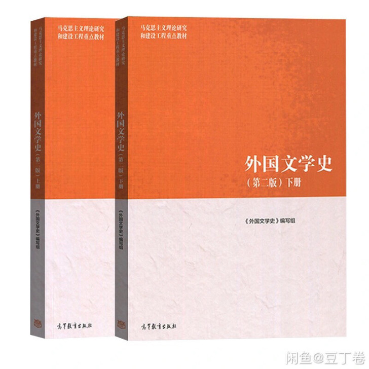 二手正版外国文学史 第二版上下册 聂珍钊 ...