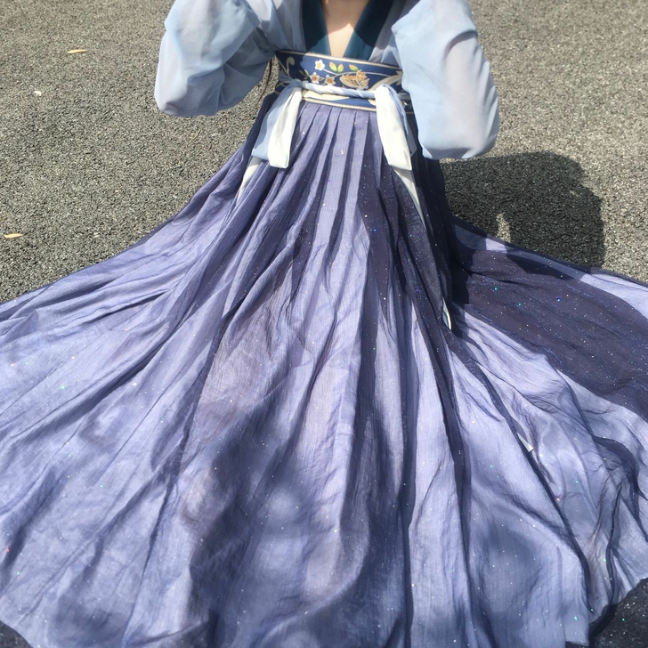 出兰笙汉服L码,6米下裙,