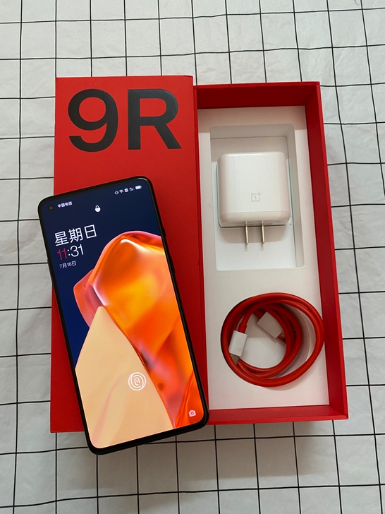 一加9r   8+256 手机无拆修无进水...