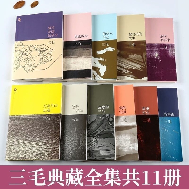 【全新包邮】三毛作品全集11册套装雨季不再...