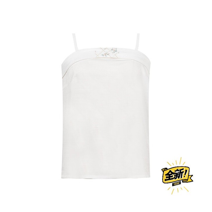 池夏 博物馆:舒和 绣花多色吊带日常百搭原...