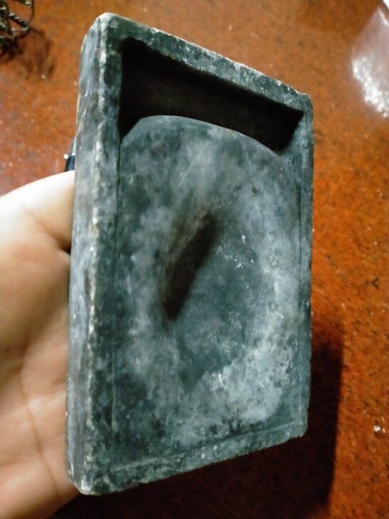 清代老砚台,端砚,纯石雕刻,包浆岁月痕迹,...