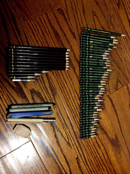 老人头铅笔 列宾铅笔 图上所有33块 想要...