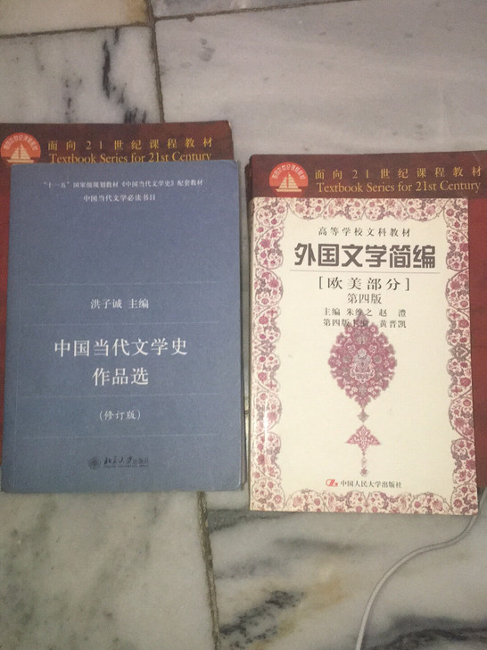 中国当代文学史作品选（修订版）洪子诚主编+...