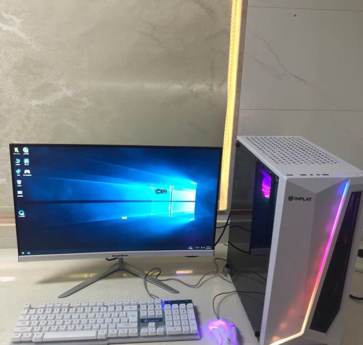 高配i5i7八核吃鸡主机办公家用电脑台式机...