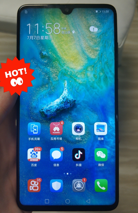 华为 mate 20 亮黑色