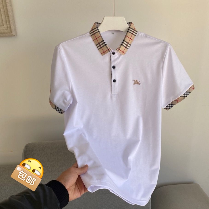 外贸剪标POLO衫男士短袖t恤翻领2021...
