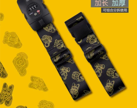 旅行箱 行李箱丁花卷儿原创打包带高级海关锁...