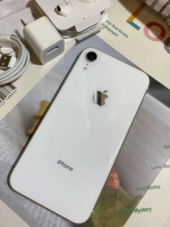 苹果手机iphone XR白色128G，全...