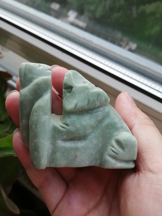 老创汇时期的石雕镇纸，憨态可掬，品相好，尺...