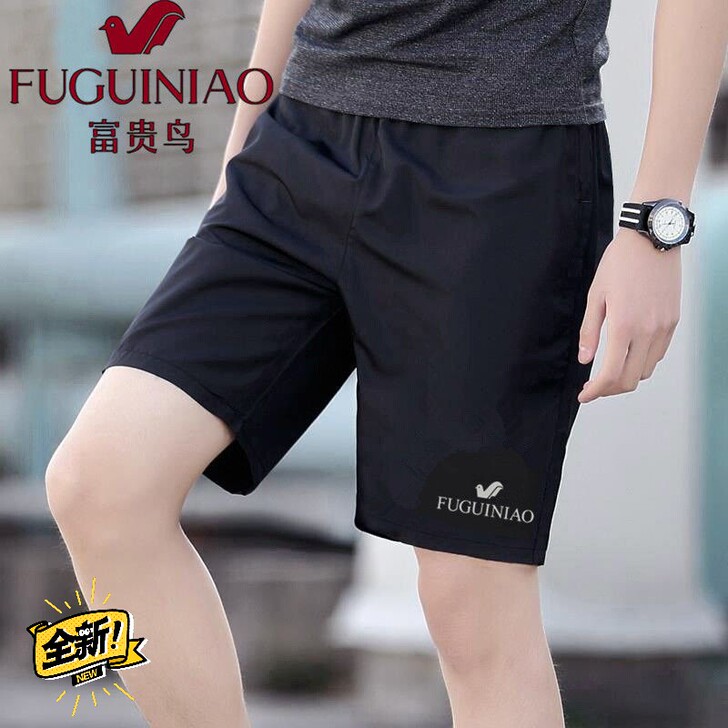 【富贵鸟】夏季男士短裤休闲宽松五分裤大码薄...