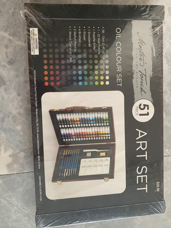 高级油画木盒套装