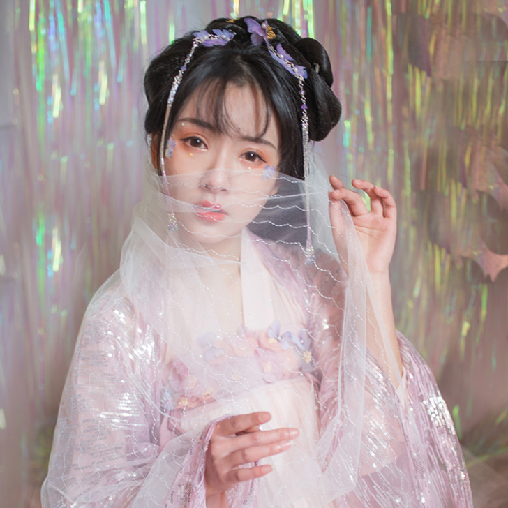 鲛人泪汉服女新款花嫁传统高腰齐胸襦裙广袖流...