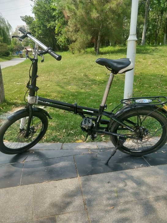 菲利普折叠自行车，成色很好，没有怎么骑过，...