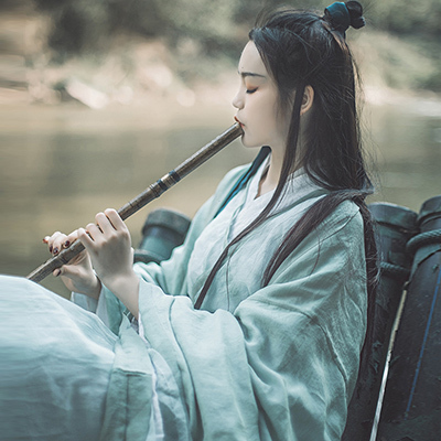 清平调魏晋风交领汉服女超仙古风广袖流仙裙中...