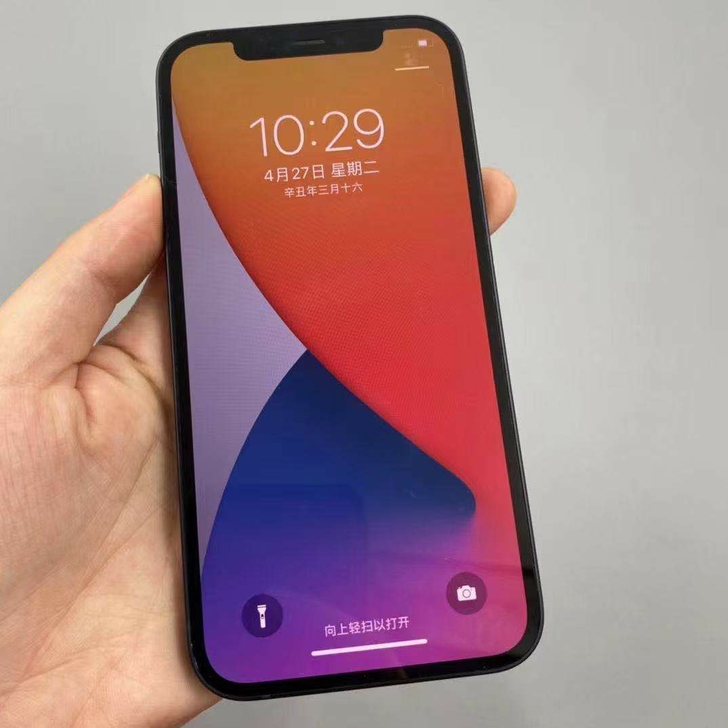 iPhone 12黑色国行128自用，苹果...