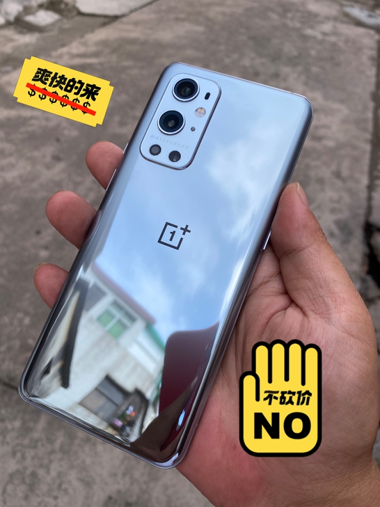 一加9Pro 银色12+256，带65w充...