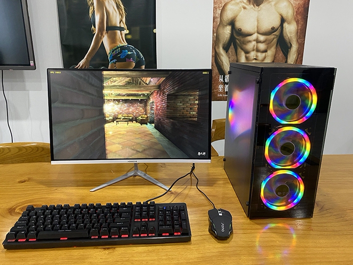 酷睿i3i5i7双核四核办公电脑全套整机稳...