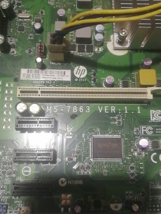 惠普电脑拆机的主板，集成CPU      ...