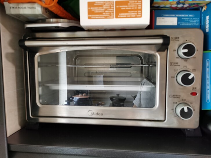 美的家用电烤箱，25L的，没用过几次闲置，...