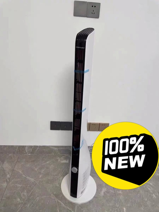 荣事达电风扇家用塔扇落地扇摇头无叶扇塔式静...